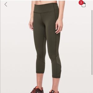 Lululemon pace rival crop 22” *BLACK*